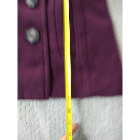 Aeropostale Wool Coat Plum Color Y2k Large - Picture 6 of 8